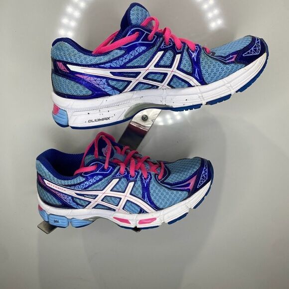 Asics Size 7 Blue and Pink GEL Exalt-2 T4B6N - Picture 2 of 4